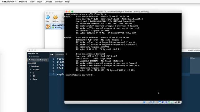 02s Assign a Static IP to the Ubuntu VPS instance in VirtualBox смотреть онлайн