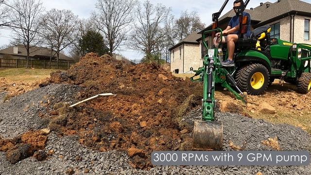 John Deere 260b Backhoe - HydrosPlus Performance Kit + 9 GPM pump смотреть онлайн