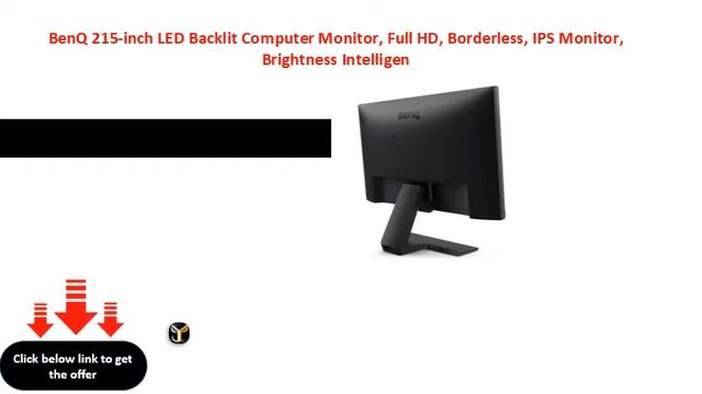 BenQ 215 inch LED Backlit Computer Monitor, Full HD, Borderless, IPS Monitor, Brightness Intelligen смотреть онлайн