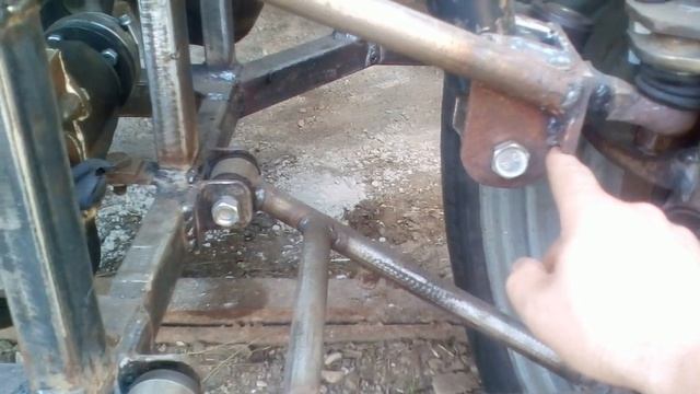 Квадроцикл своими руками, амортизаторы от ВАЗ 2109 задние #6 смотреть онлайн