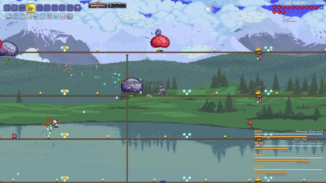 The Slime God Death mode [Terraria Calamity Mod 1.5] смотреть онлайн