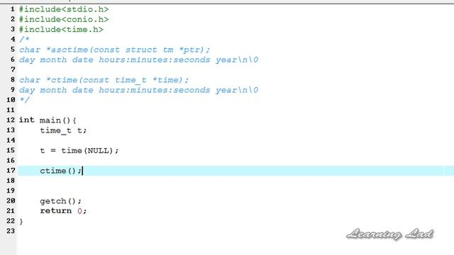 asctime, ctime Functions in C Programming Language Video Tutorial смотреть онлайн
