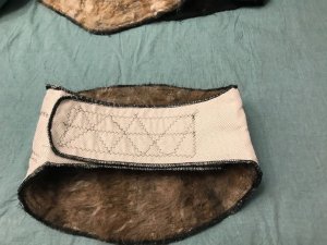 Пояс из собачьей шерсти,ручная работа