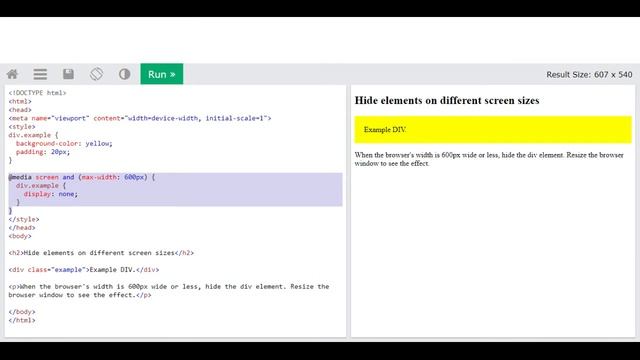 Hide Elements On Different Screen Sizes ! CSS & HTML {JQuery} смотреть онлайн