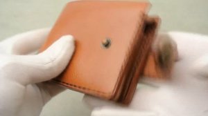 Классическое мужское портмоне (кошелек) с монетницей. Изделия из кожи ручной работы Tissoleather