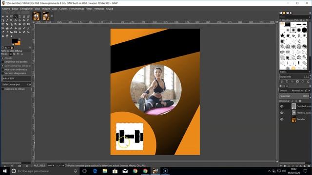 Como hacer un Poster con GIMP ('photoshop' gratuito multiplataforma) смотреть онлайн