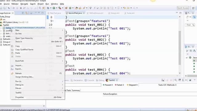 Cannot find main class TestNG смотреть онлайн
