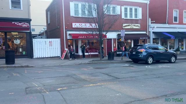 Princeton Downtown Walk, New Jersey - USA, 4K - UHD