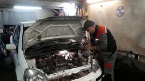 Тойота витц. Замена стартера.