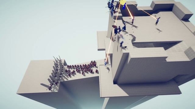 ? SHAPESHIFTERS and SUMMONER DEFEND THE TOWER vs UNITS Totally Accurate Battle Simulator TABS ? смотреть онлайн