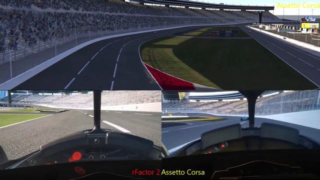 rFactor 2 v Assetto Corsa - Texas Motor Speedway - Chasing this week's pole of 23.4s смотреть онлайн