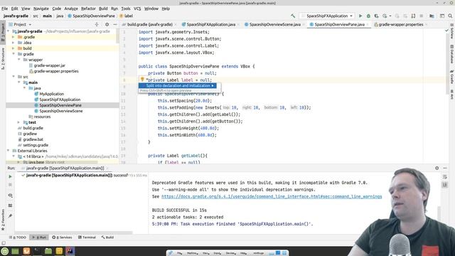 JavaFX Application Up and running смотреть онлайн