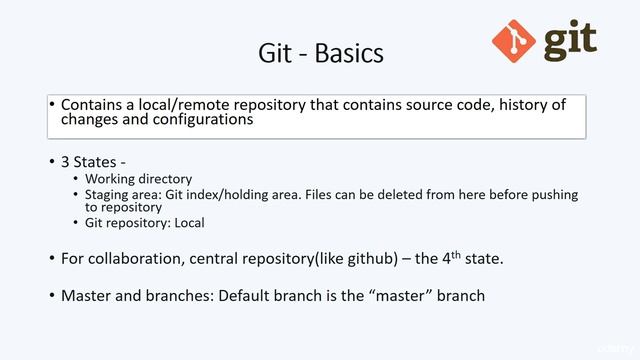 DevOps CI CD with Jenkins : Git - Basic Concepts смотреть онлайн