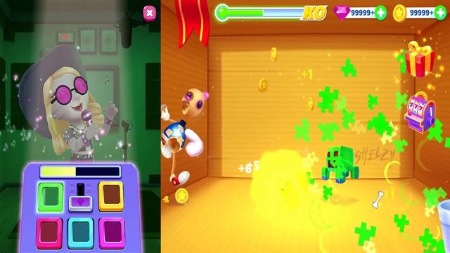 My Talking Angela 2 vs Kick the Buddy 2 Android Gameplay Walkthrough 2021 | Plantus Predatus смотреть онлайн