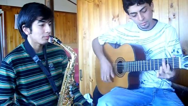 Sebastian Cardenas Zurita play sax 4 смотреть онлайн