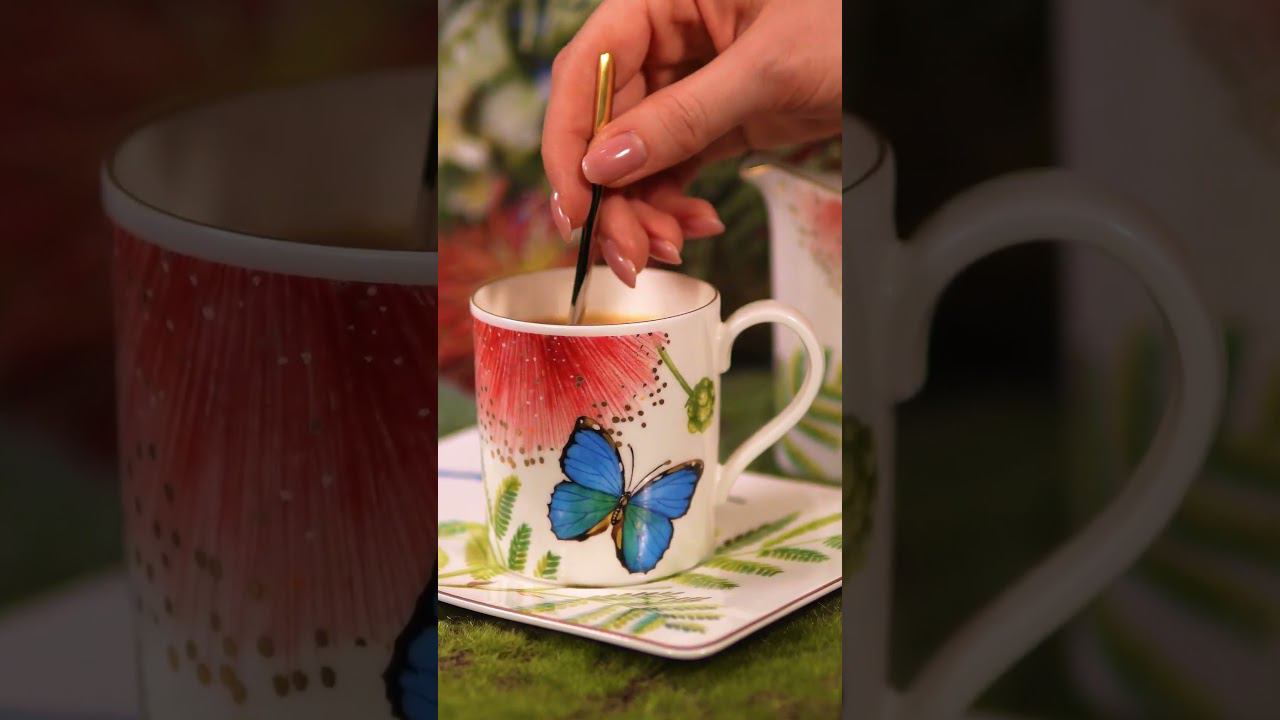 Amazonia от Villeroy & Boch — экзотические мотивы, воплощённые на костяном фарфоре премиум-класса. смотреть онлайн