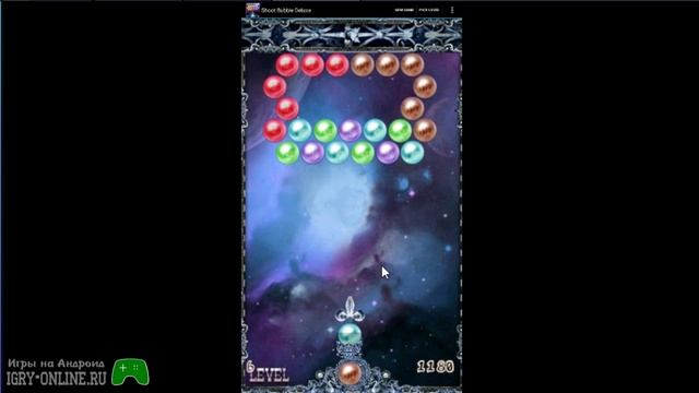 Игра стрелять пузырь Shoot Bubble на андроид смотреть онлайн