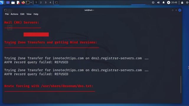 Kali Linux Information Gathering - DNS Analysis | DNS Enumeration Tools смотреть онлайн
