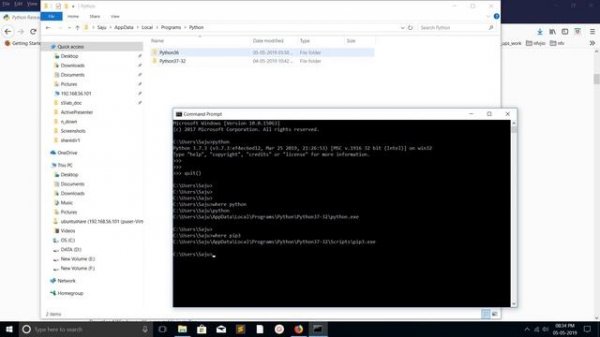 How to set default Python Version in Windows 10/8/7