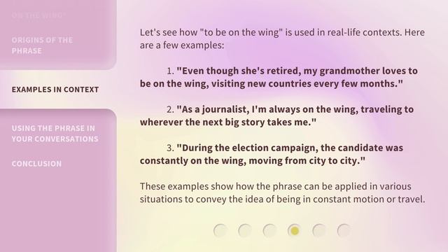Understanding "To Be on the Wing": A Journey Through English Idioms смотреть онлайн