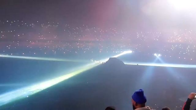 Лазерное шоу на Парк де Пренс в честь чемпионства ПСЖ смотреть онлайн