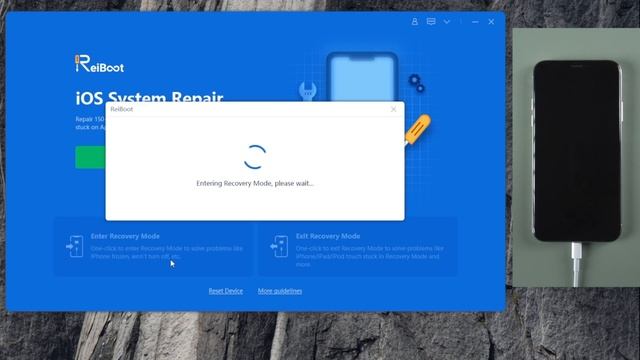ReiBoot V8.0.3 User Guide: How To Enter Recovery Mode With 1 Click