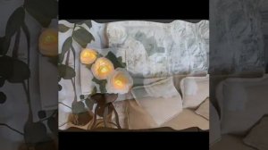 Ростовые цветы из фоамирана. Светильники и картины для интерьера дома из фоамирана и изолона.