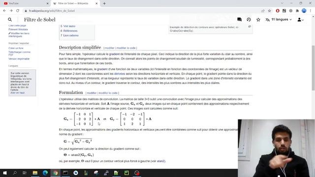 Traitement d'image | 01 - Détection de Contours en Utilisant le Filtre de Sobel (avec Python) смотреть онлайн
