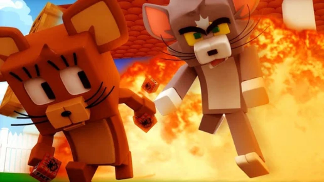 ТОМ ПРОТИВ ДЖЕРРИ! ТОМ И ДЖЕРРИ В МАЙНКРАФТ смотреть онлайн