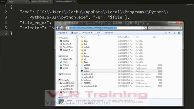 How to run Pythoncode in sublime text|Sublime text in Python code part 2 | VLRTraining Class 02 смотреть онлайн