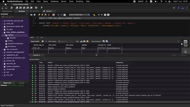 Database Task 05 | The Insert Query Statement | 1st Year | Java Institute | Theshan Weerakkody смотреть онлайн