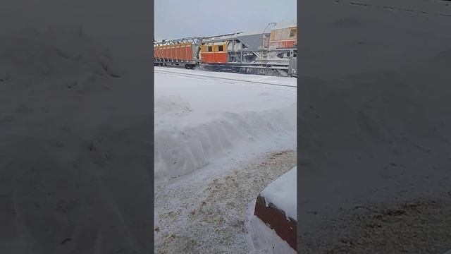 Снегоуборочный поезд смотреть онлайн
