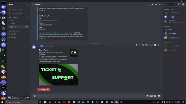 how to make ticket button system bot free code in replit #discordbot #bot #replit смотреть онлайн