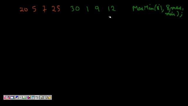 Programming Interviews: Find Maximum and Minimum using Divide and Conquer смотреть онлайн