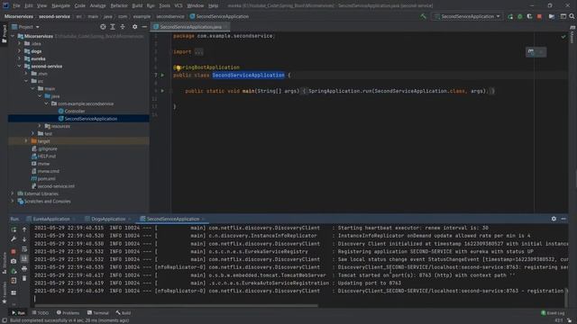 microservices api gateway | spring cloud gateway with eureka server | part -5 смотреть онлайн