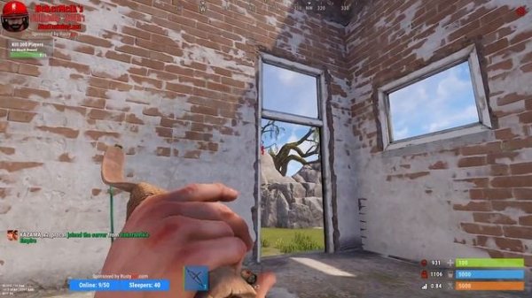 Стрим Раст \ Тренировка лука BekerMelk's bow aim training \ Rust Bedwars - Кроватные бои Rustreborn