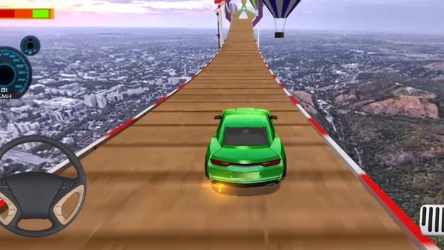 GT Car Racing impossible Stunt 3D - Mega Ramp Sports Car Driving Simulator 2023 l Android gameplay смотреть онлайн