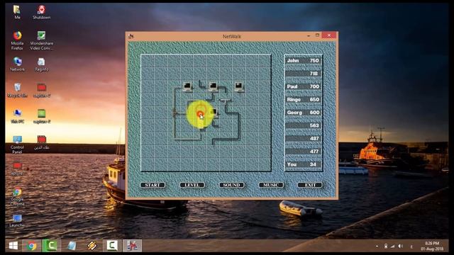 Net Walk لعبه مسليه ورائعه من افضل مايكون смотреть онлайн