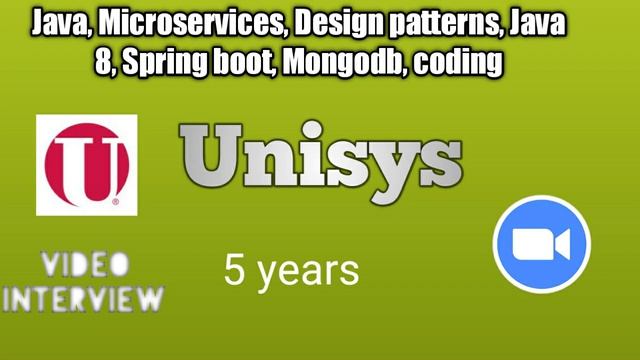 Unisys Round 1 Java developer interview questions Mock Interview for 5 years experience смотреть онлайн