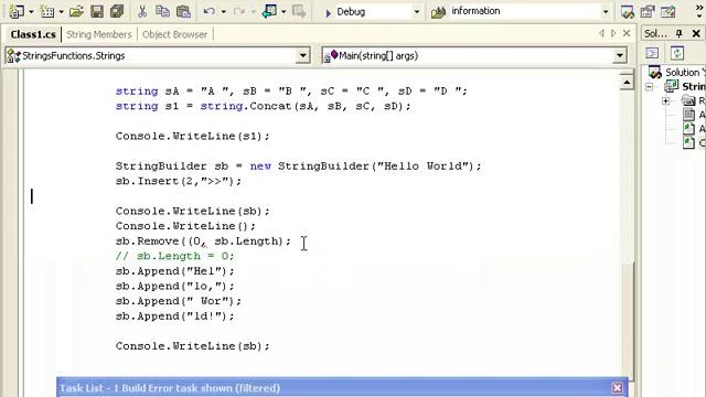C# From A to Z - Lesson 35: More StringBuilder смотреть онлайн