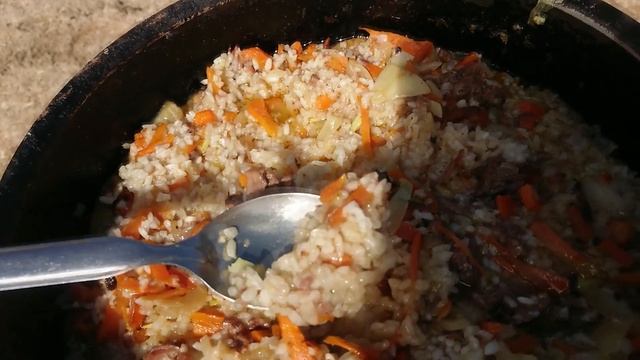 Самоизоляция на Реке Вишера. Ленивый плов и вяленая рыбка. смотреть онлайн