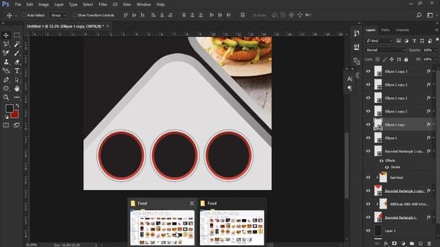 How to Create a Professional Flyer in Photoshop (Restaurant Flyer) смотреть онлайн