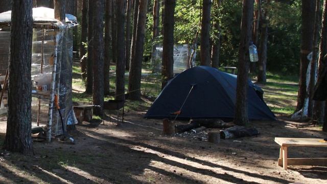 На Волгу с сыном. Пробираемся на дикий пляж смотреть онлайн