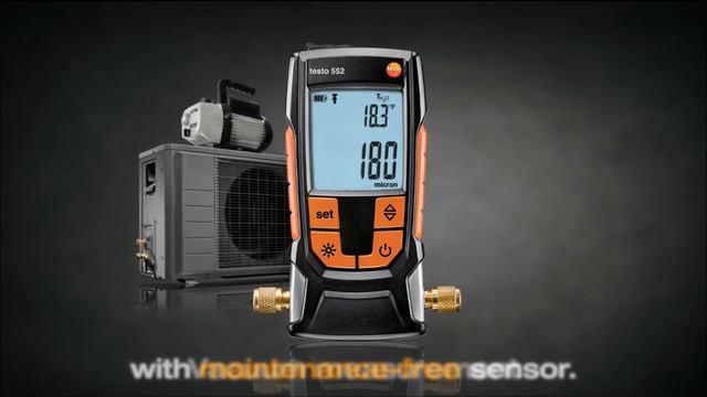 testo 552 - цифровой вакуумметр смотреть онлайн