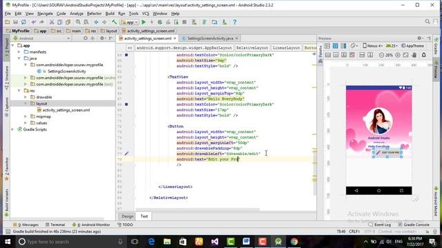 How to create simple Settings Screen Activity using Android Studio смотреть онлайн
