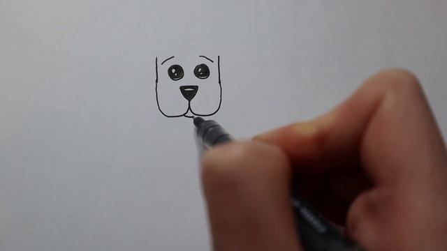 How to draw a puppy for kids смотреть онлайн
