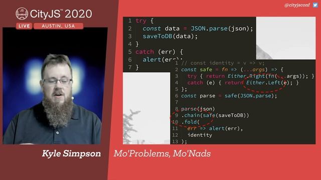 Mo’Problems, Mo’Nads - Kyle Simpson - CityJS Conf 2020 смотреть онлайн