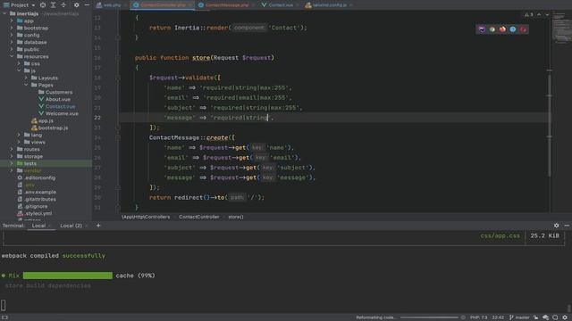 Getting Started With Laravel and Inertia.js Part:09 Form Helper and Validation смотреть онлайн