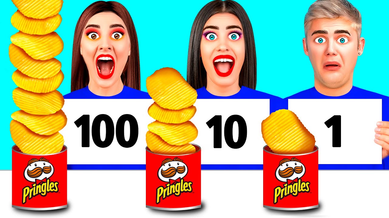 100 СЛОЕВ ЧЕЛЛЕНДЖ | Смешные Ситуации от RaPaPa Challenge смотреть онлайн