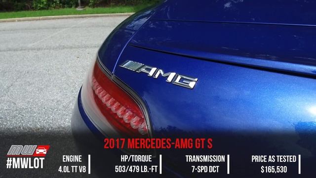 #MWLot: 2017 Mercedes-AMG GT S